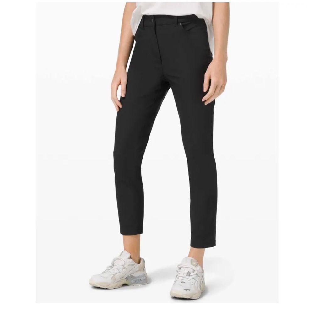 LULULEMON CITY SLEEK 5 Pocket 7/8 Pant black